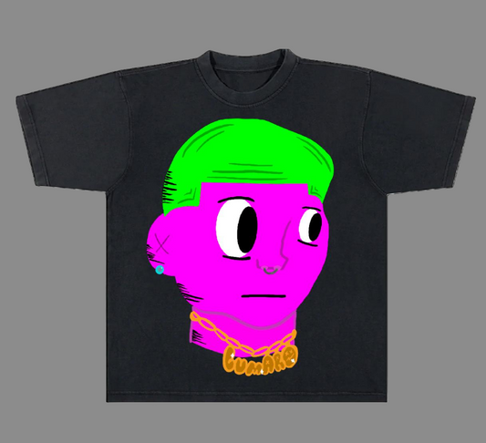 Purple Face T shirt